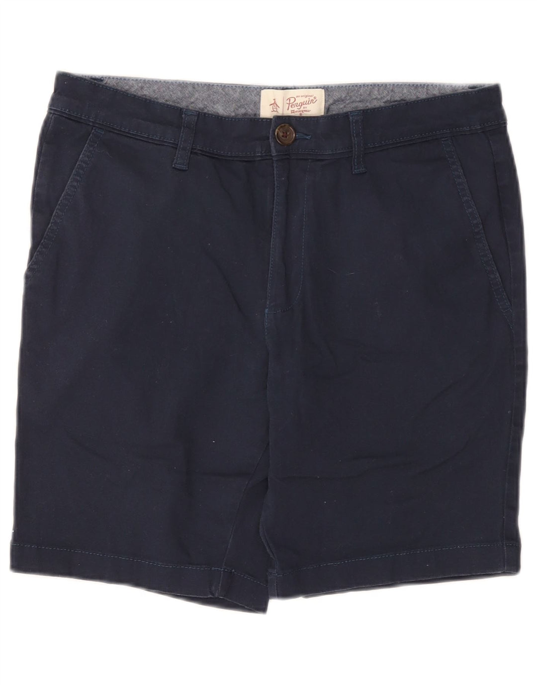 Penguin Herren-Chinoshorts, W36, groß, marineblau, Baumwolle