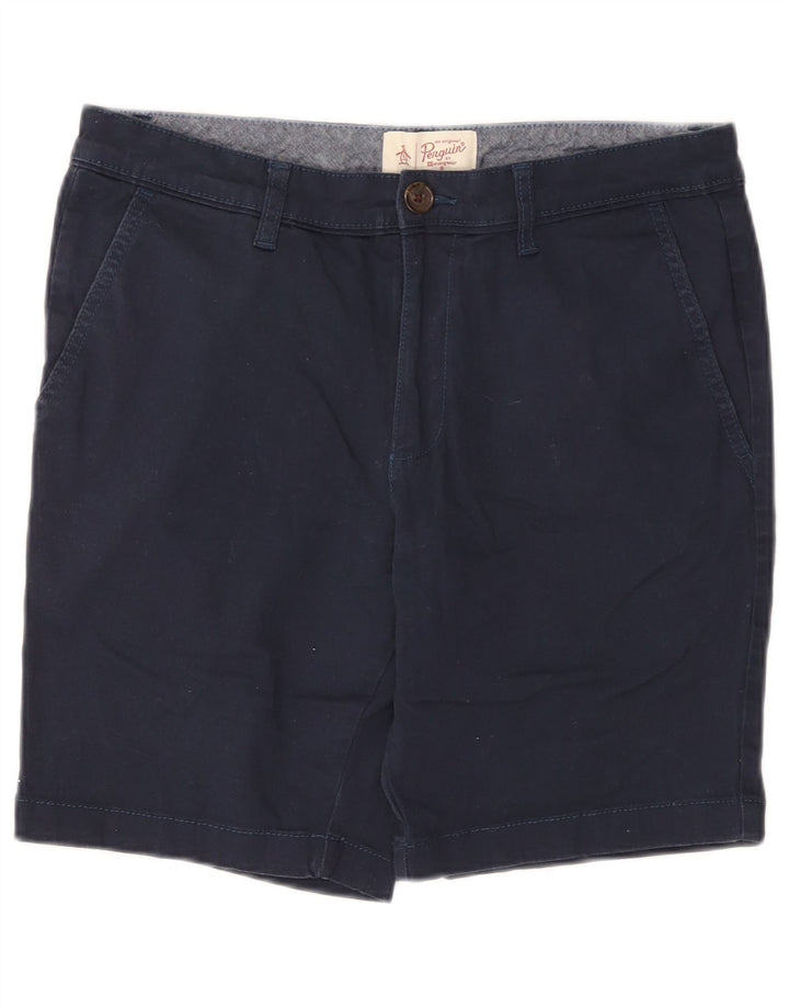 Penguin Herren-Chinoshorts, W36, groß, marineblau, Baumwolle