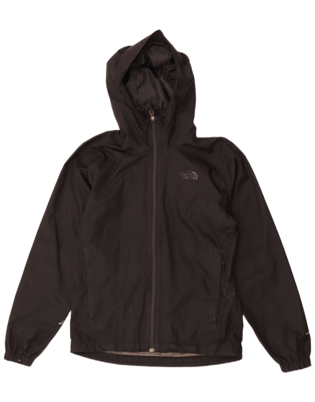 The North Face Herren-Regenjacke mit Kapuze, UK 36, Größe S, Schwarz, Polyester