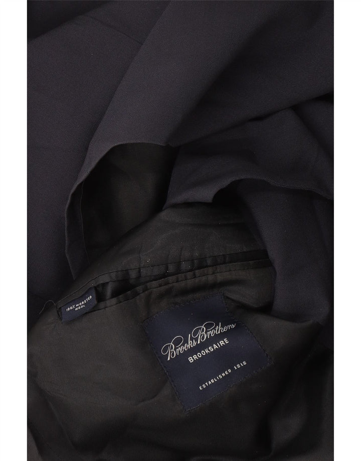 Brooks Brothers Herren-Blazer mit 2 Knöpfen, UK 40, große marineblaue Wolle