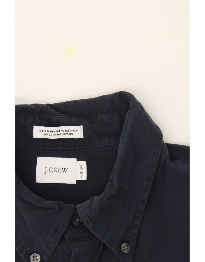 J. CREW Mens Shirt Size 15 1/2 Medium Navy Blue Cotton Vintage J. Crew and Second-Hand J. Crew from Messina Hembry 