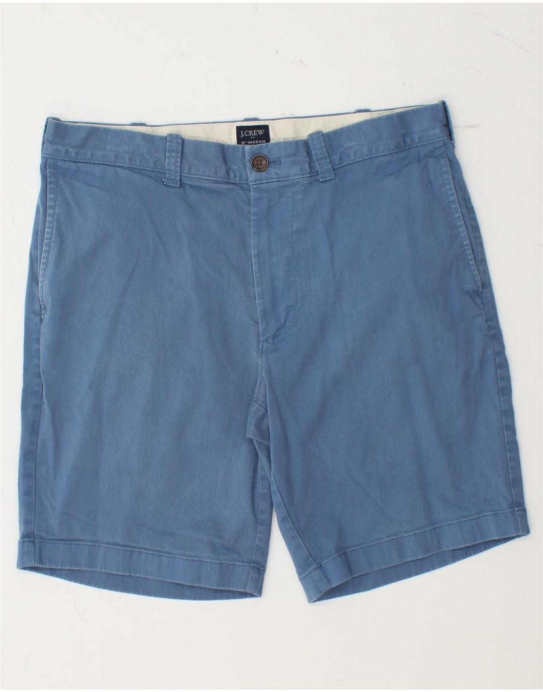 J. CREW Herren Chinoshorts W31 mittelblaue Baumwolle