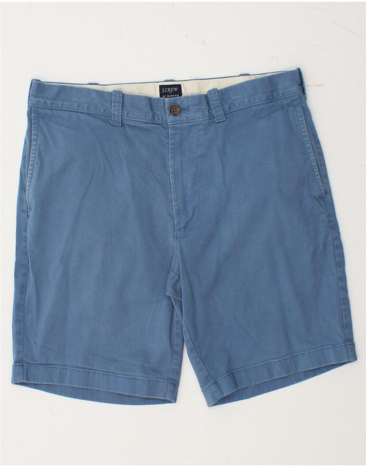 J. CREW Herren Chinoshorts W31 mittelblaue Baumwolle