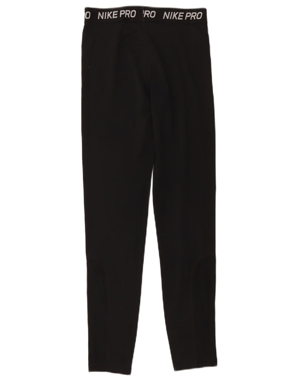 Nike Dri Fit Grafik-Leggings für Mädchen, 13–14 Jahre, XL, Schwarz