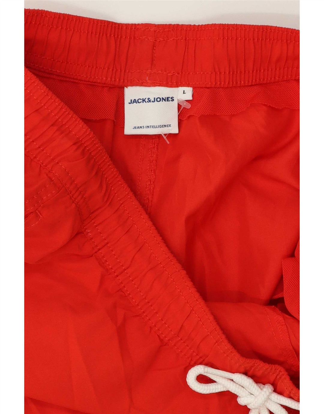 Jack & Jones Herren-Badeshorts, Größe L, Rot