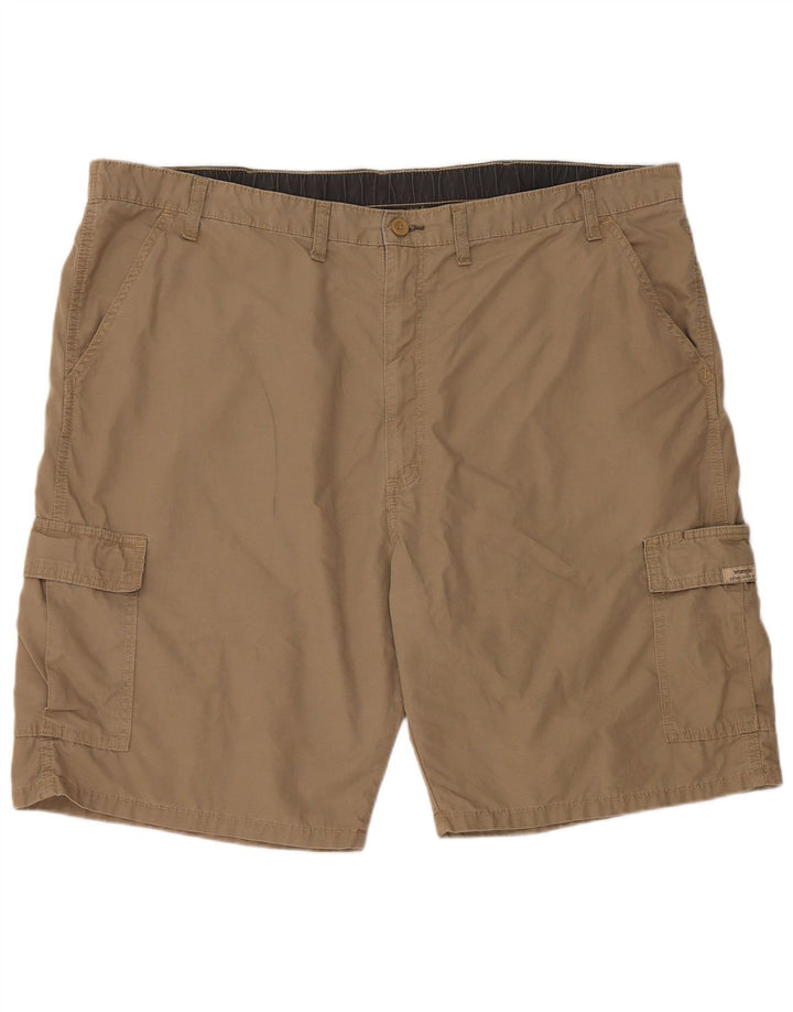 Wrangler Herren Cargoshorts W44 2XL Braune Baumwolle