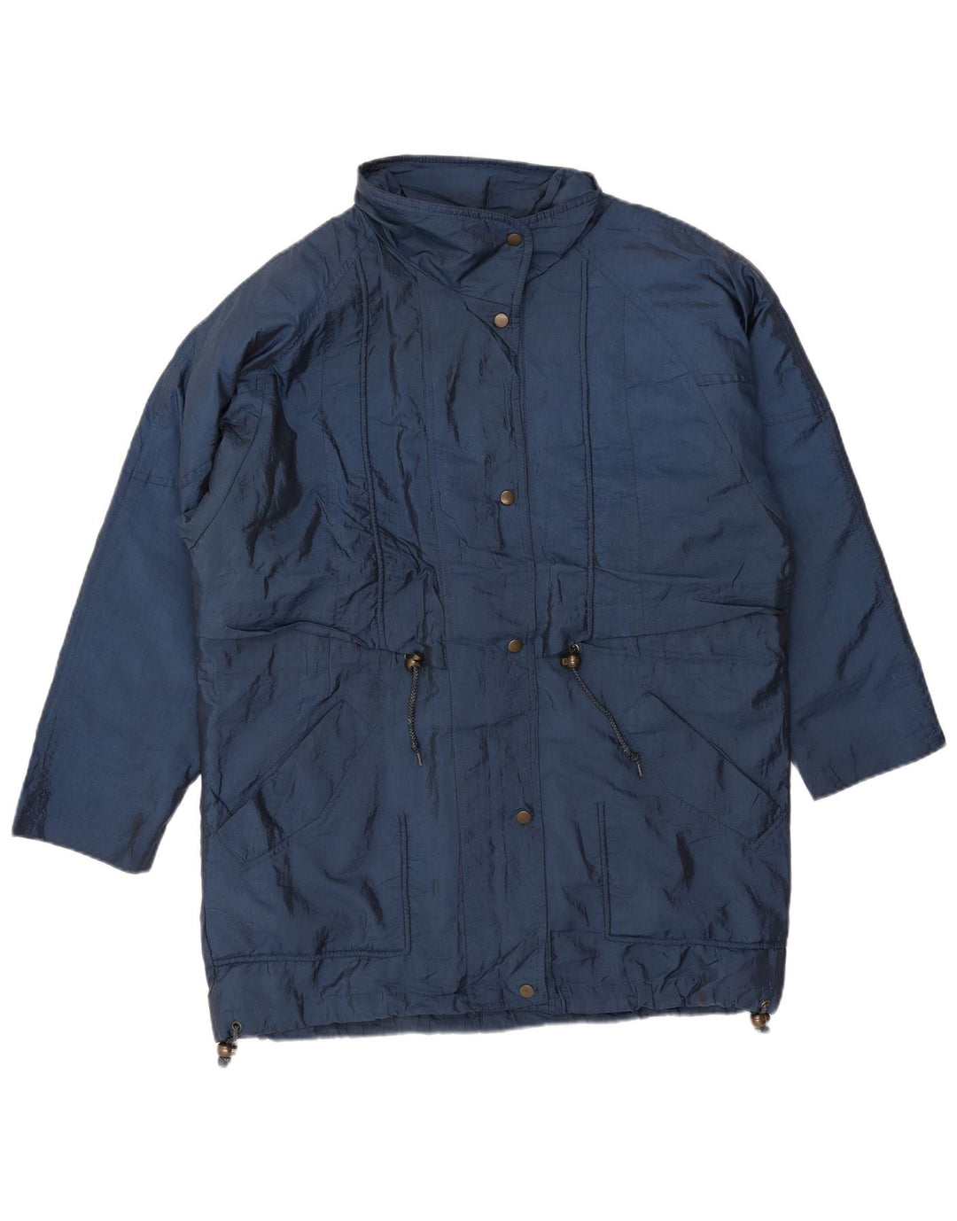 LONDON FOG Damen Übergroße Windjacke UK 10 Small Marineblau