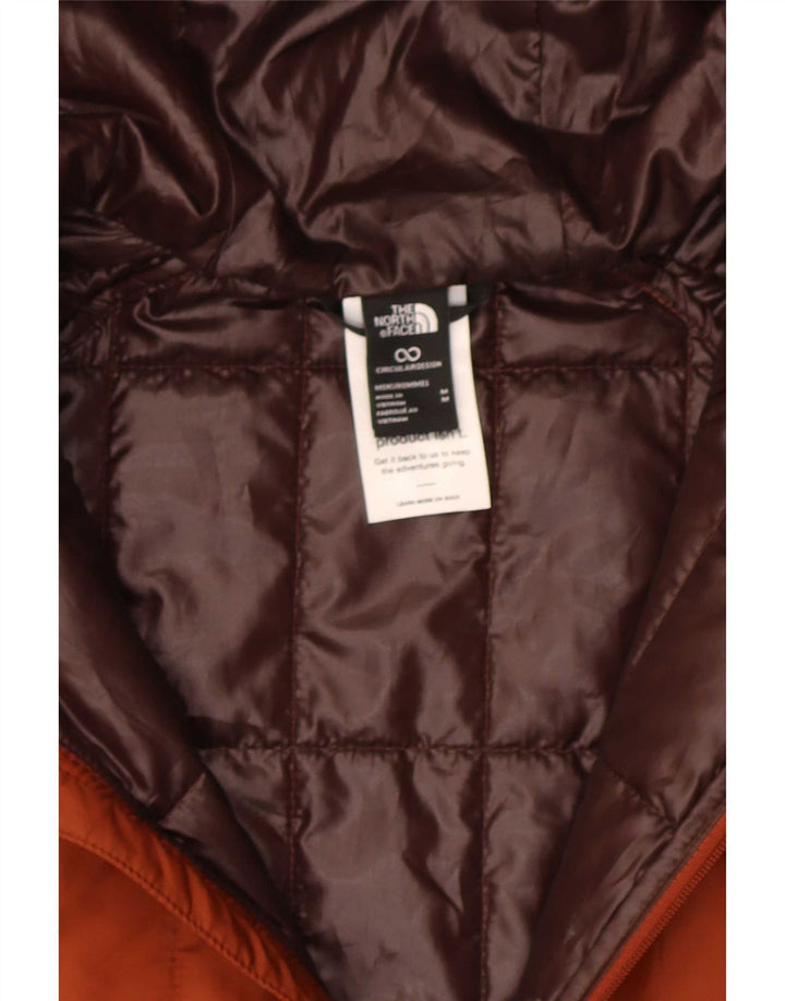 The North Face wattierte Herrenjacke mit Kapuze, UK 38, Mittelbraun