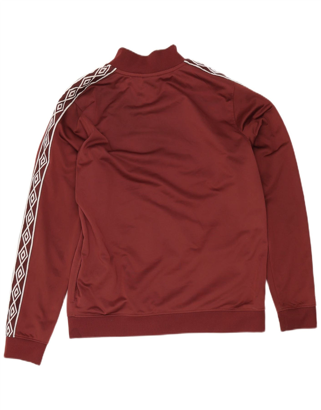 Umbro Damen Grafik-Trainingsanzug-Oberteil, Jacke, UK 16, Größe L, Burgunderrot, Polyester