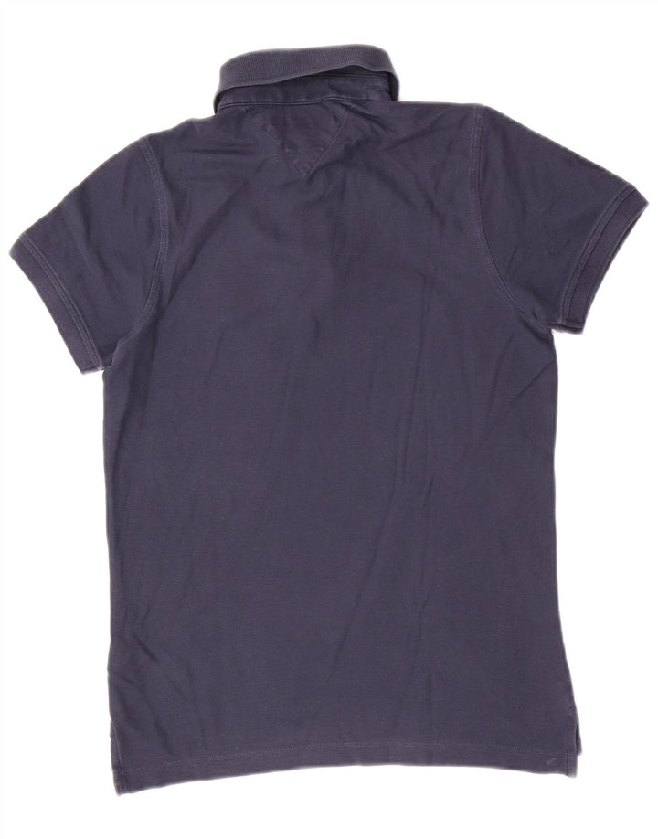 Tommy Hilfiger Herren-Poloshirt, klein, marineblau, Baumwolle