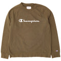 Champion Herren-Sweatshirt mit Grafik, groß, Khaki, Baumwolle