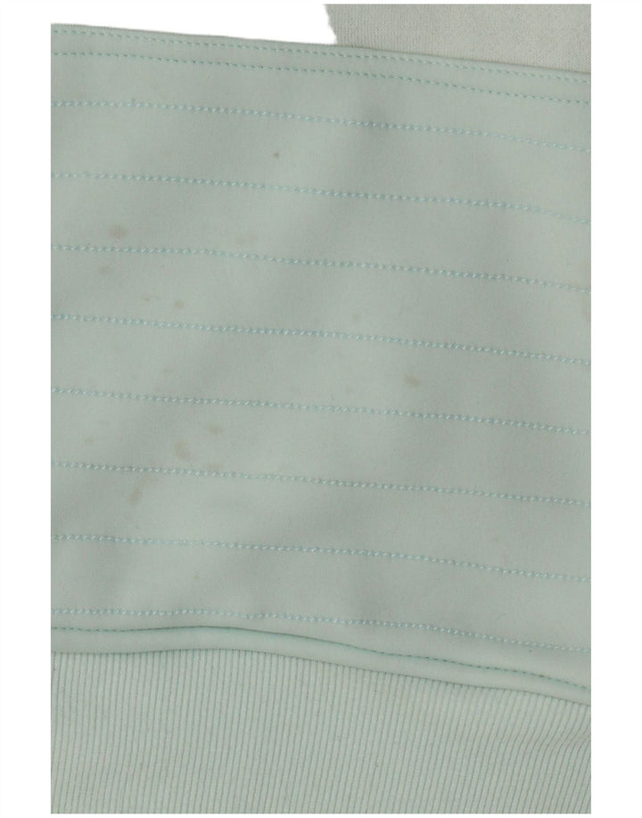 VOLCOM Damen-Kapuzenpullover mit Reißverschluss, UK 12, mittelgrüne Baumwolle