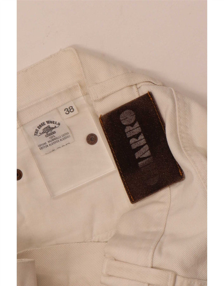 Charro Herren Straight Jeans W38 L30 Weiße Baumwolle