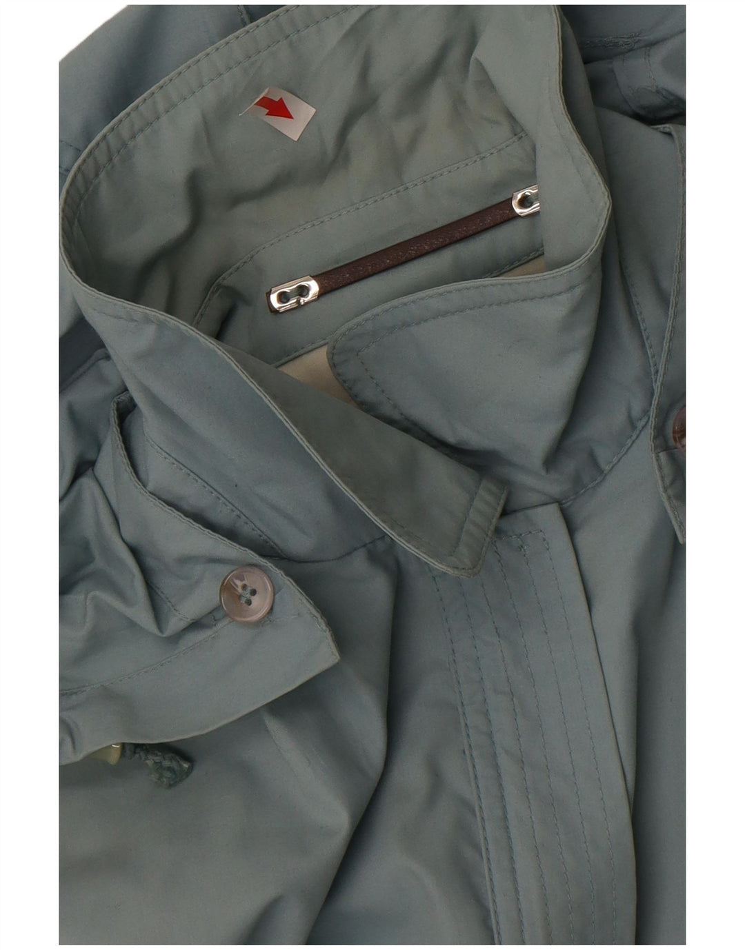 Vintage Damen Kapuzen-Utility-Jacke UK 18 XL Blau