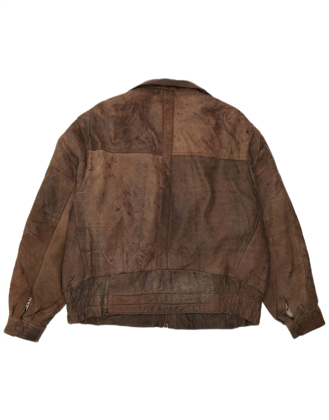 Pierce Arrow Herren Lederjacke IT 56 3XL Braunes Leder