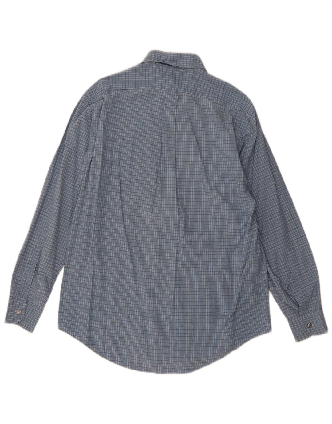 Trussardi Herrenhemd, groß, blau, kariert