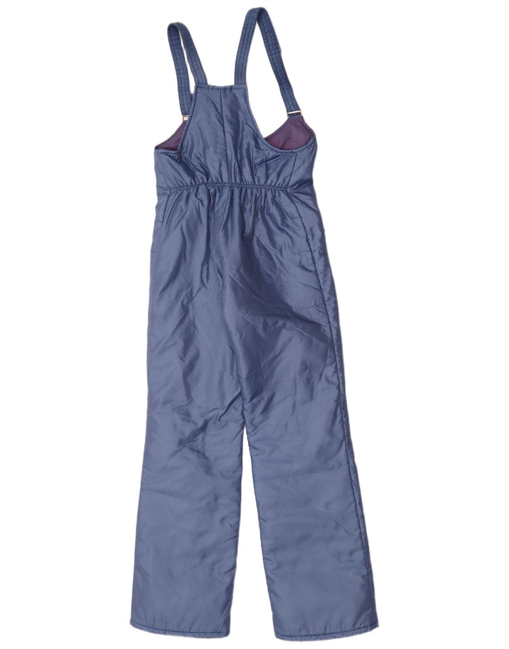 Vintage Herren Latzhose Skihose IT 50 Großes blaues Polyamid
