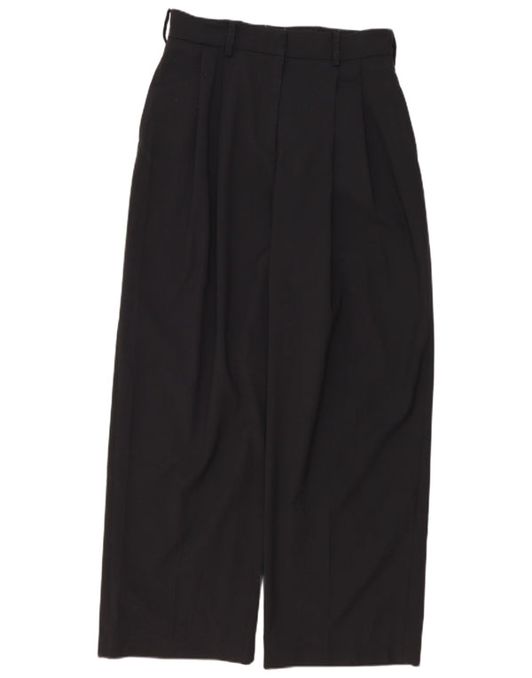 John Lewis Damen Pegged Chino Hose UK 12 Medium W30 L30 Schwarze Wolle