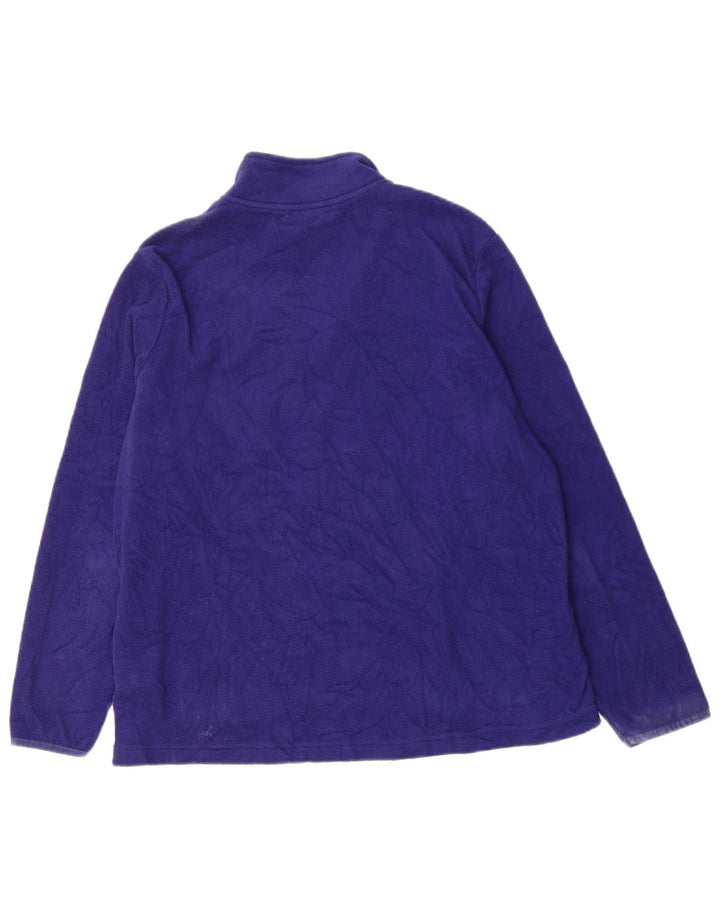 Marks & Spencer Damen Fleecejacke UK 20 2XL Lila Polyester