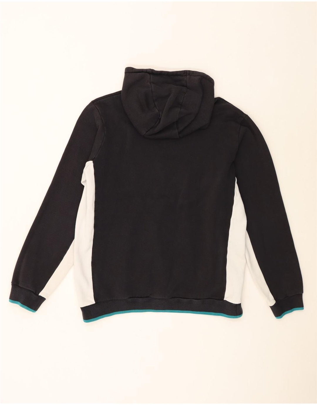 Nike Herren-Kapuzenpullover, groß, schwarze Farbblock-Baumwolle