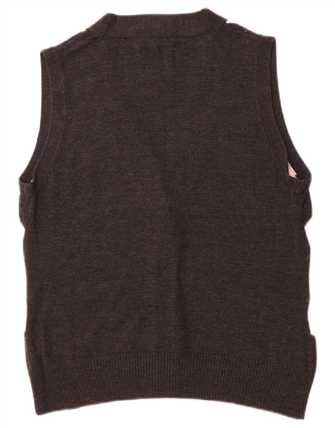 TOM TAILOR Damen Crop Cardigan Pullover UK 18 XL Schwarz Argyle/Diamant