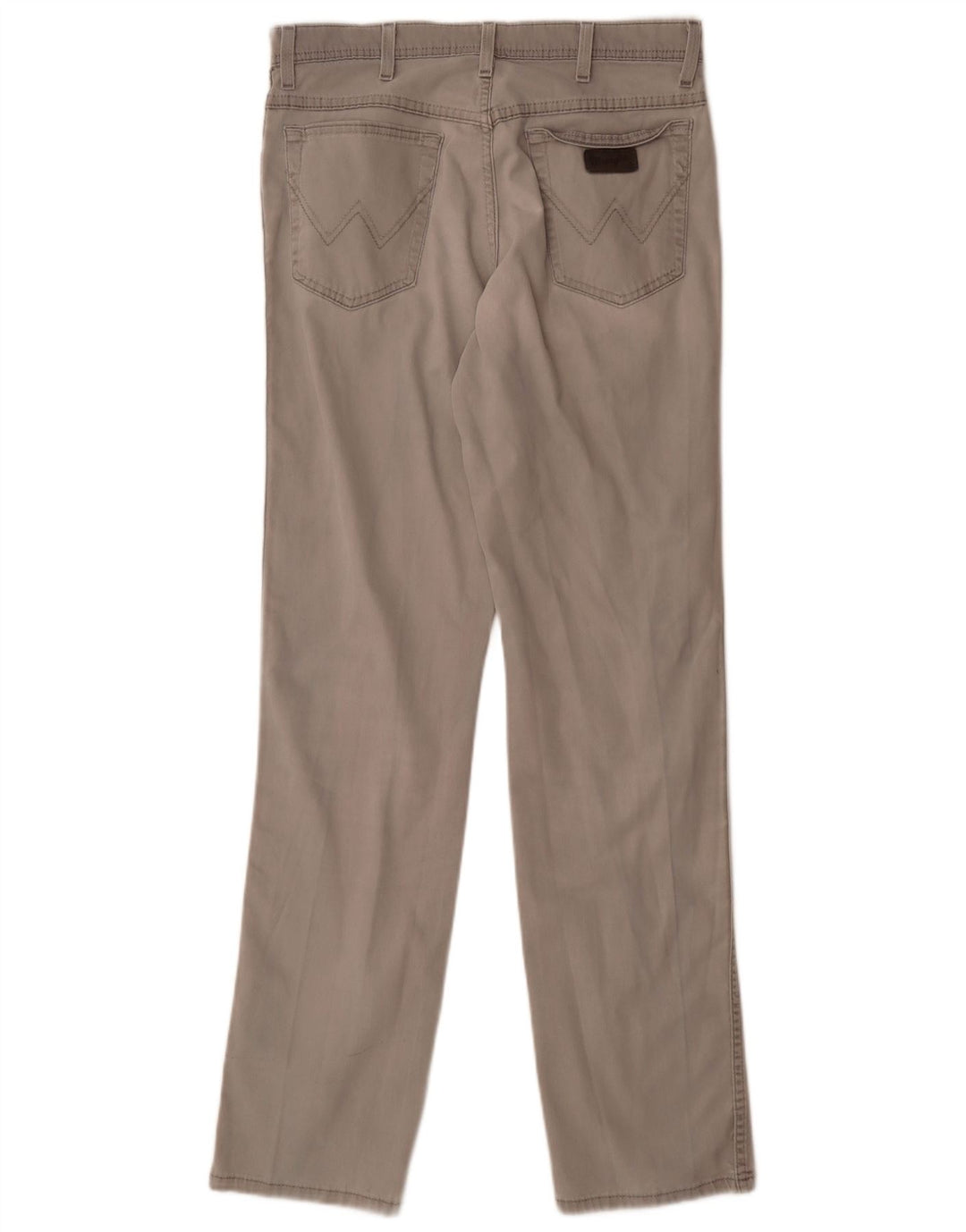 Wrangler Herren Texas Stretch Straight Jeans W33 L34 Graue Baumwolle