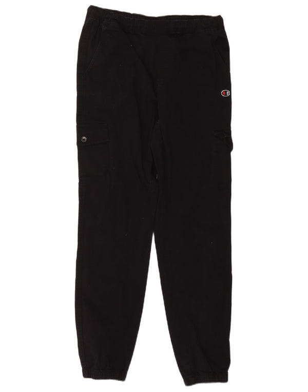 Champion Jogger-Cargohose für Mädchen, 13–14 Jahre, XL, W32, L27, schwarze Baumwolle
