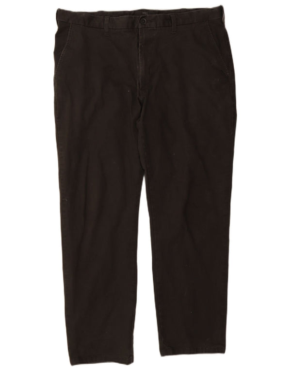 Gerade Herren-Chinohose von Marks & Spencer, W38 L29, graue Baumwolle