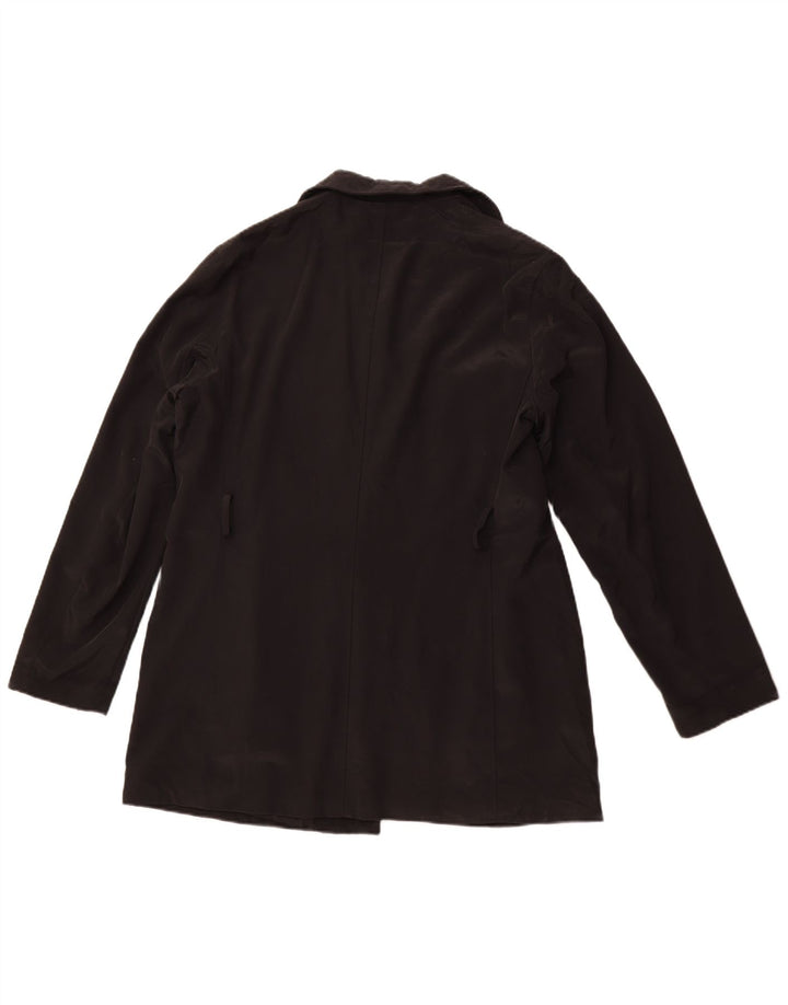 BOND STREET Damen Longline Blazer Jacke IT 48 XL Schwarz Polyester