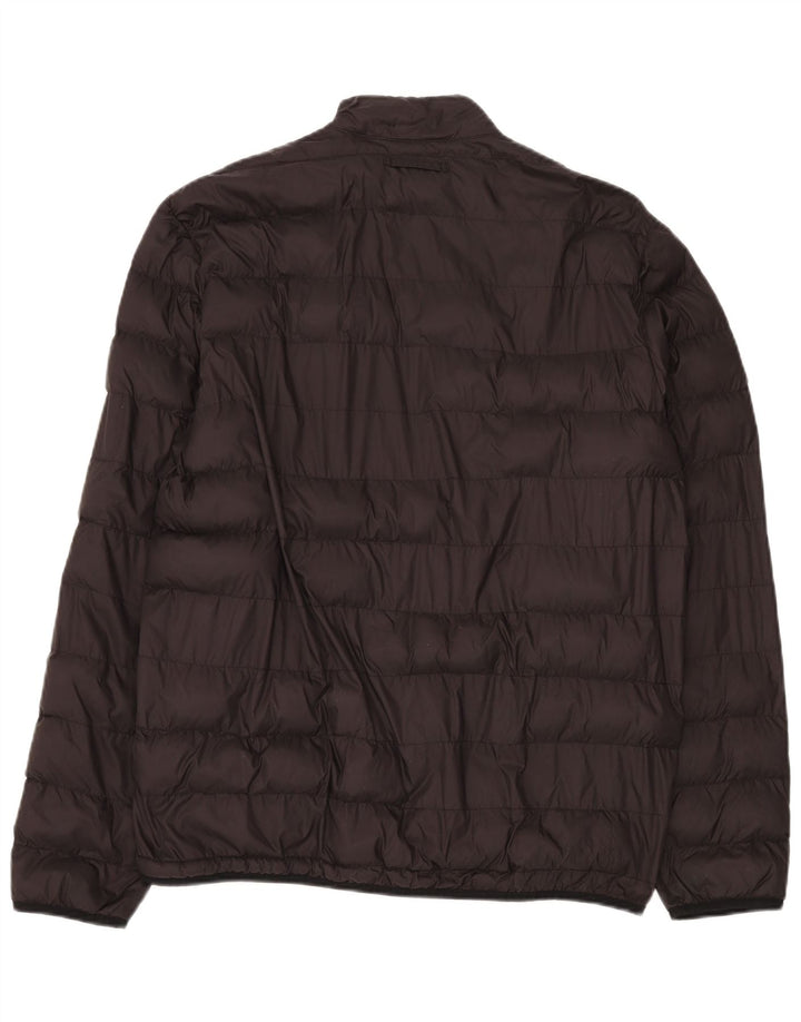 Barbour Herren gepolsterte Jacke UK 42 XL Schwarz Polyamid