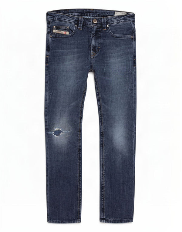 Diesel Jungen Thavar Distressed Slim Skinny Jeans 9–10 Jahre W26 L27 Blau