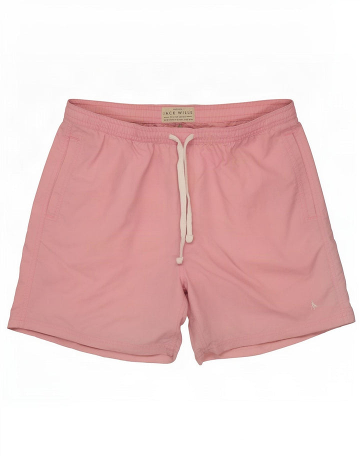 Jack Wills Damen Badeshorts Mittelrosa Polyester