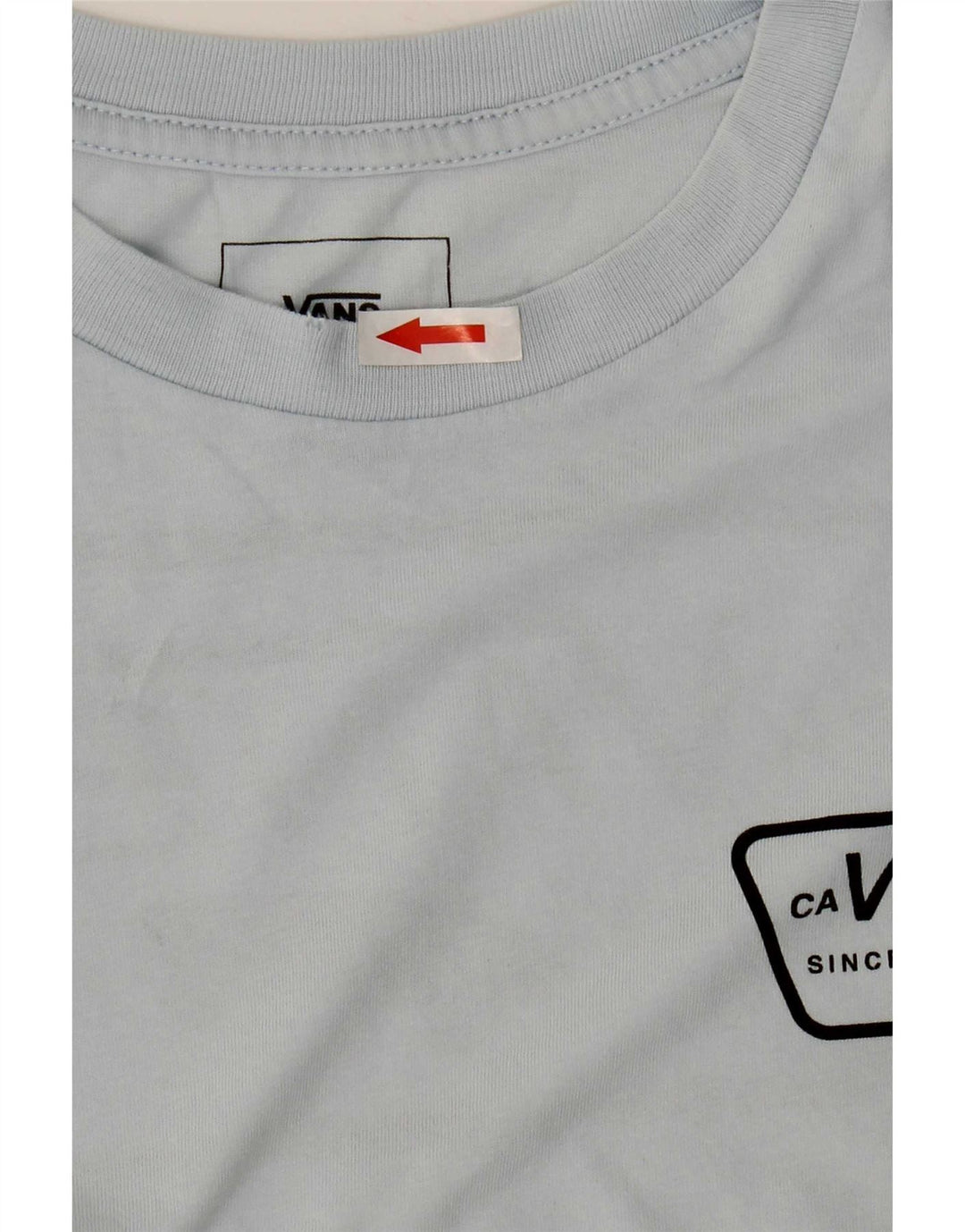 Vans Herren-T-Shirt mit individueller Passform, Grafik, Größe S, Blau, Baumwolle