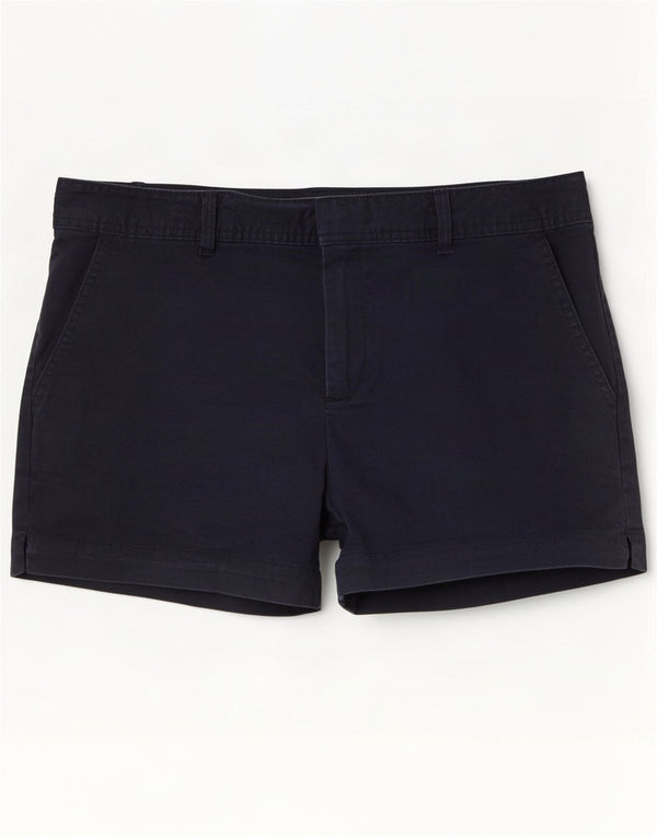 Gap Damen Chino-Shorts US 10 Large W34 Marineblaue Baumwolle