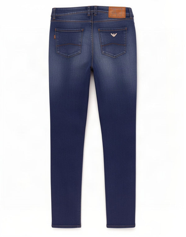 Armani Damen Slim Jeans W29 L29 Blau