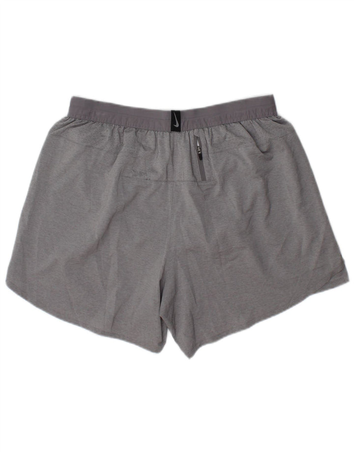 Nike Herren Dri Fit Sportshorts, großes graues Polyester