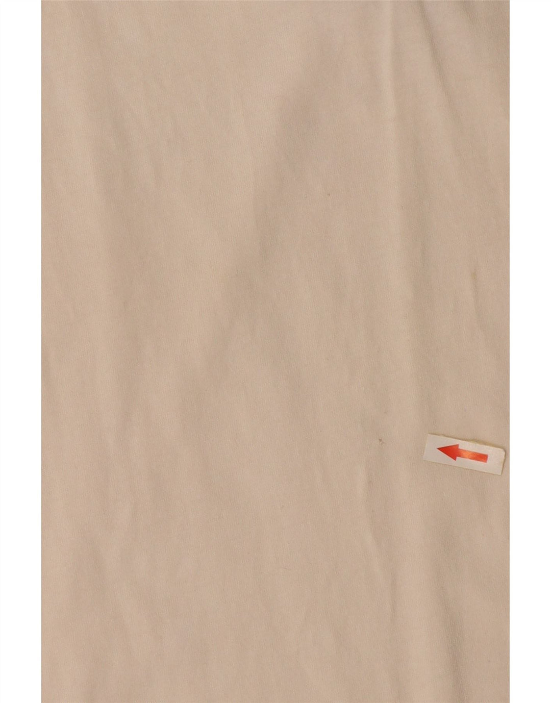 ASICS Herren-T-Shirt mit Reißverschluss am Hals, Größe L, gebrochenes Weiß