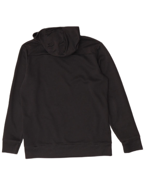 Adidas Jungen Graphic Hoodie Pullover 15–16 Jahre, schwarzes Polyester