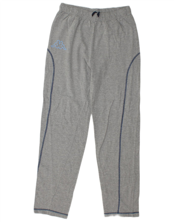 KAPPA Herren-Trainingshose, klein, grau gefleckte Baumwolle