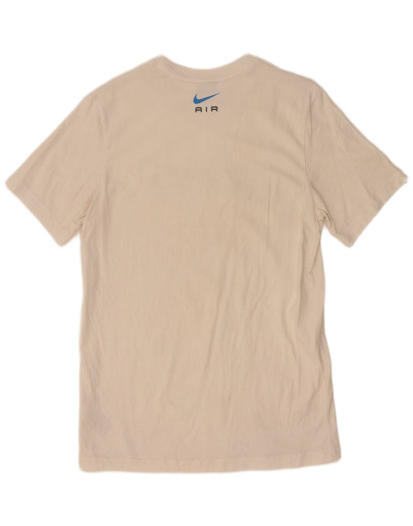 Nike Herren-T-Shirt mit Grafik, mittelweiße Baumwolle