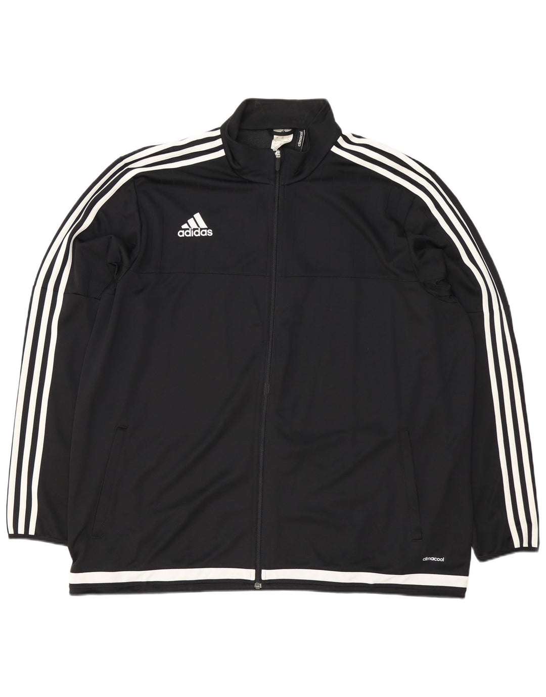 Adidas Herren Climacool Trainingsanzug Top Jacke 2XL Schwarz Polyester