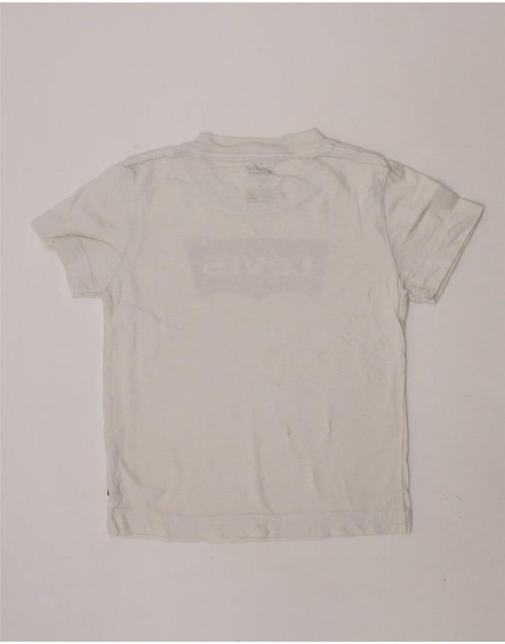 LEVI'S Boys Graphic T-Shirt Top 2-3 Years White Vintage Levi's and Second-Hand Levi's from Messina Hembry 