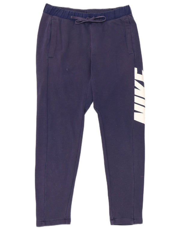 Nike Herren-Trainingshose mit Grafik, Größe S, marineblau, Baumwolle
