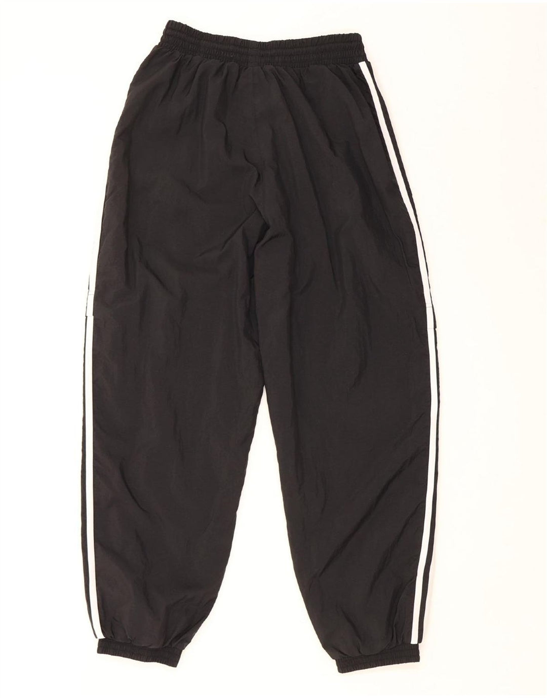 ADIDAS Damen Trainingshose Jogger UK 12 Medium Schwarz Polyamid