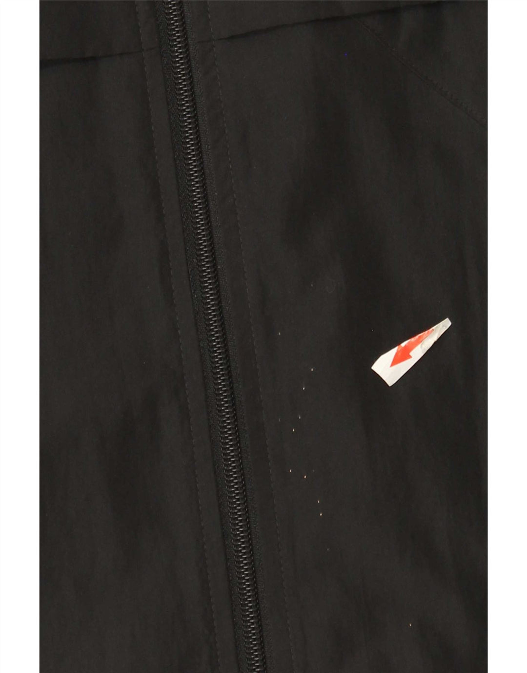 Adidas Herren-Trainingsanzugoberteil, UK-Größe 42/44, großes schwarzes Colourblock-Polyester