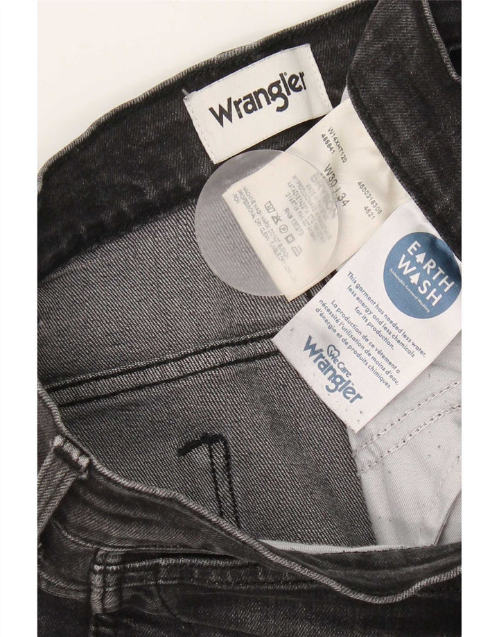 Wrangler Herren Bryson Slim Jeans W30 L34 Graue Baumwolle