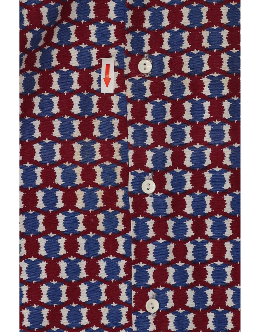 Vintage Herrenhemd groß mehrfarbig geometrisch