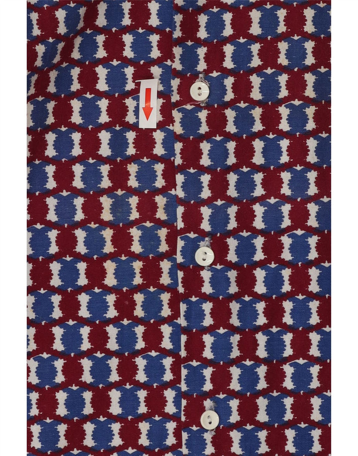 Vintage Herrenhemd groß mehrfarbig geometrisch