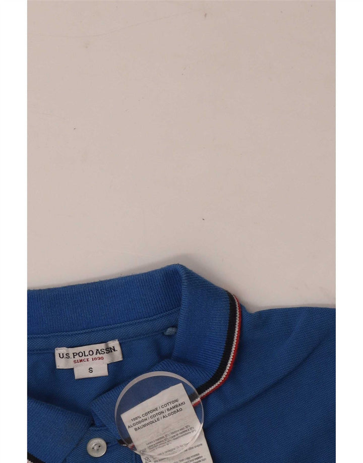 U.S. Polo Assn. Herrenhemd aus Baumwolle, klein, blau gestreift