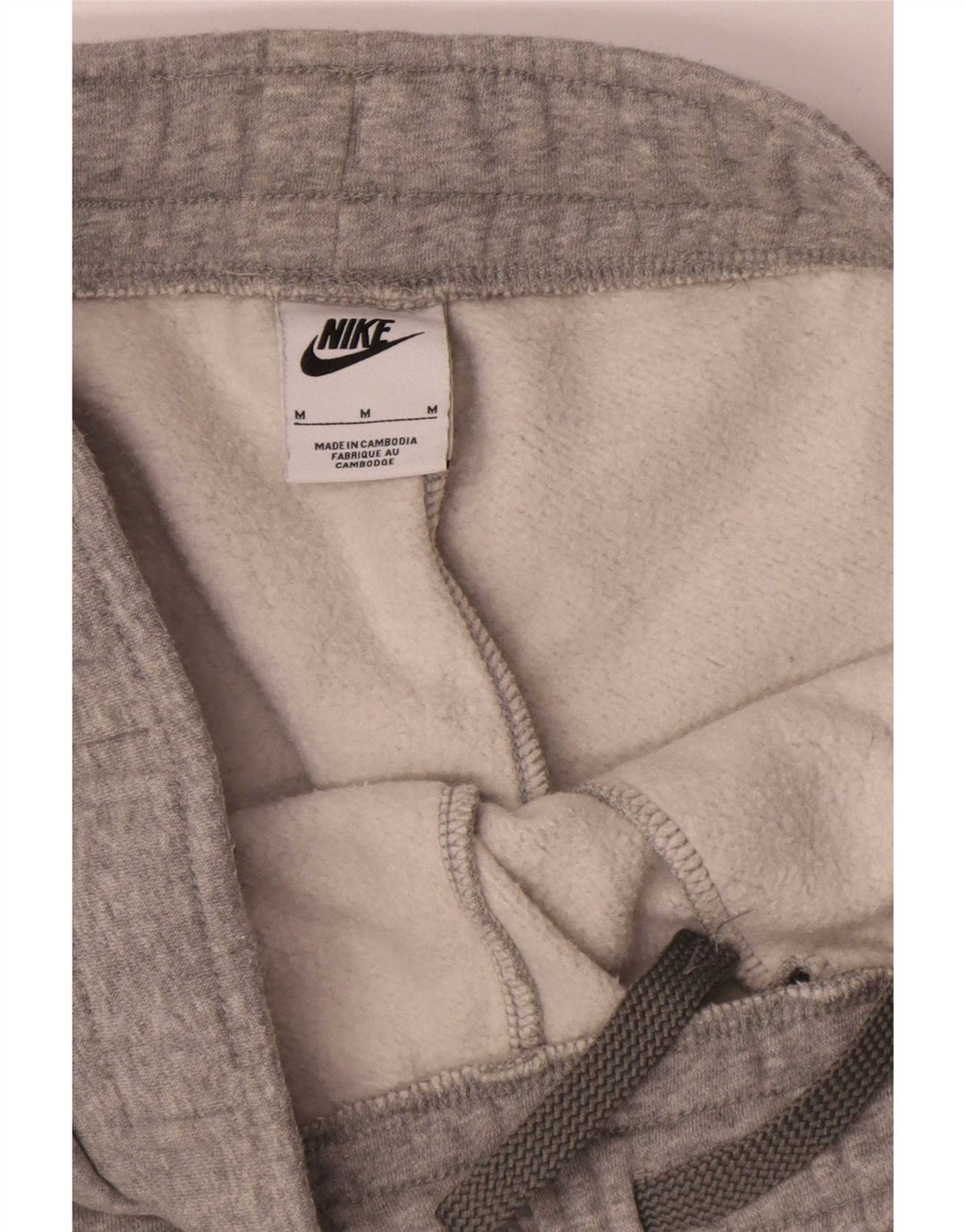 Nike Herren-Trainingshose mit Grafik, mittelgraue Farbblock-Baumwolle